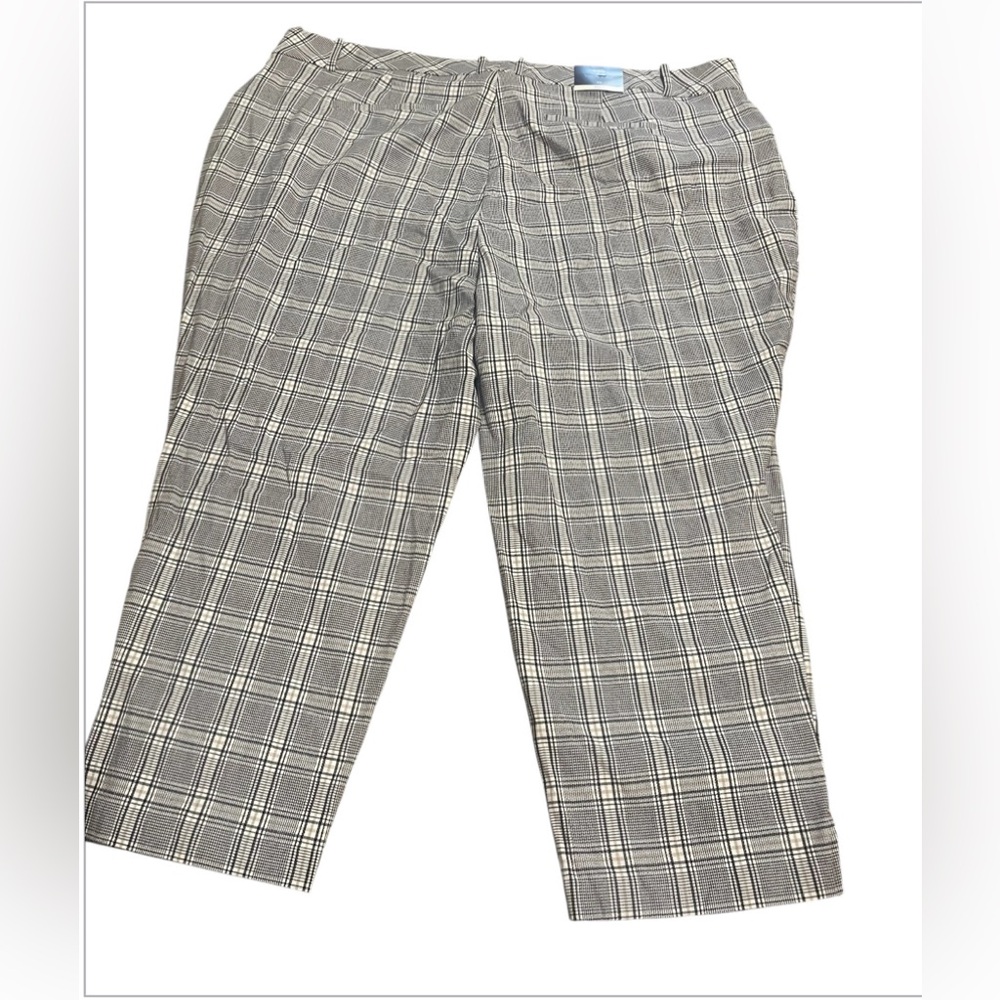 Women's High-Rise Ankle Tapered Pants - Ava & Viv Size 26 NWT Comfort Waist - Picture 4 of 11